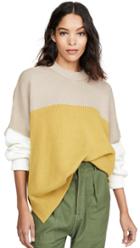 Free People Easy Street Colorblock Sweater