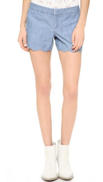 Club Monaco Amber Shorts - Chambray