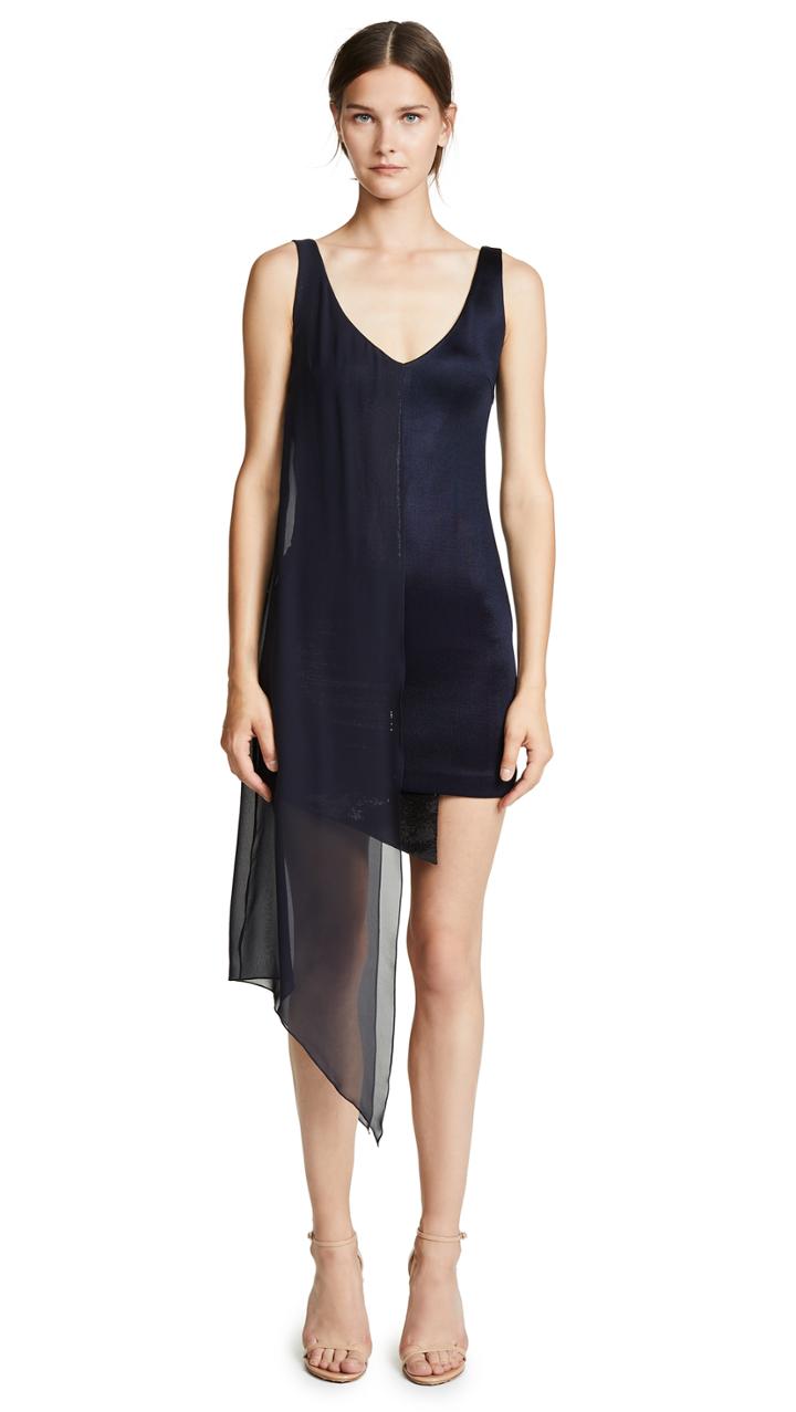 Galvan London Serpentine Sequin Dress