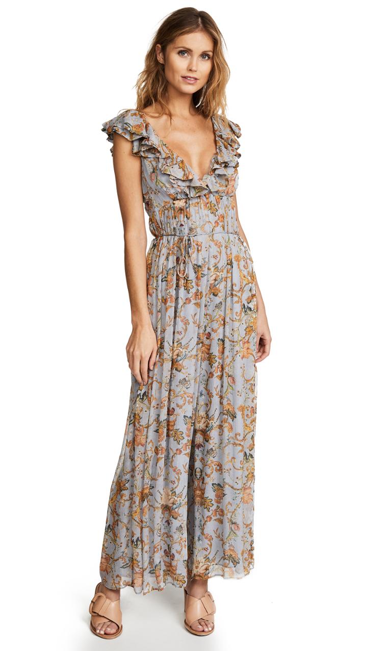 Zimmermann Painted Heart Cascade Jumpsuit