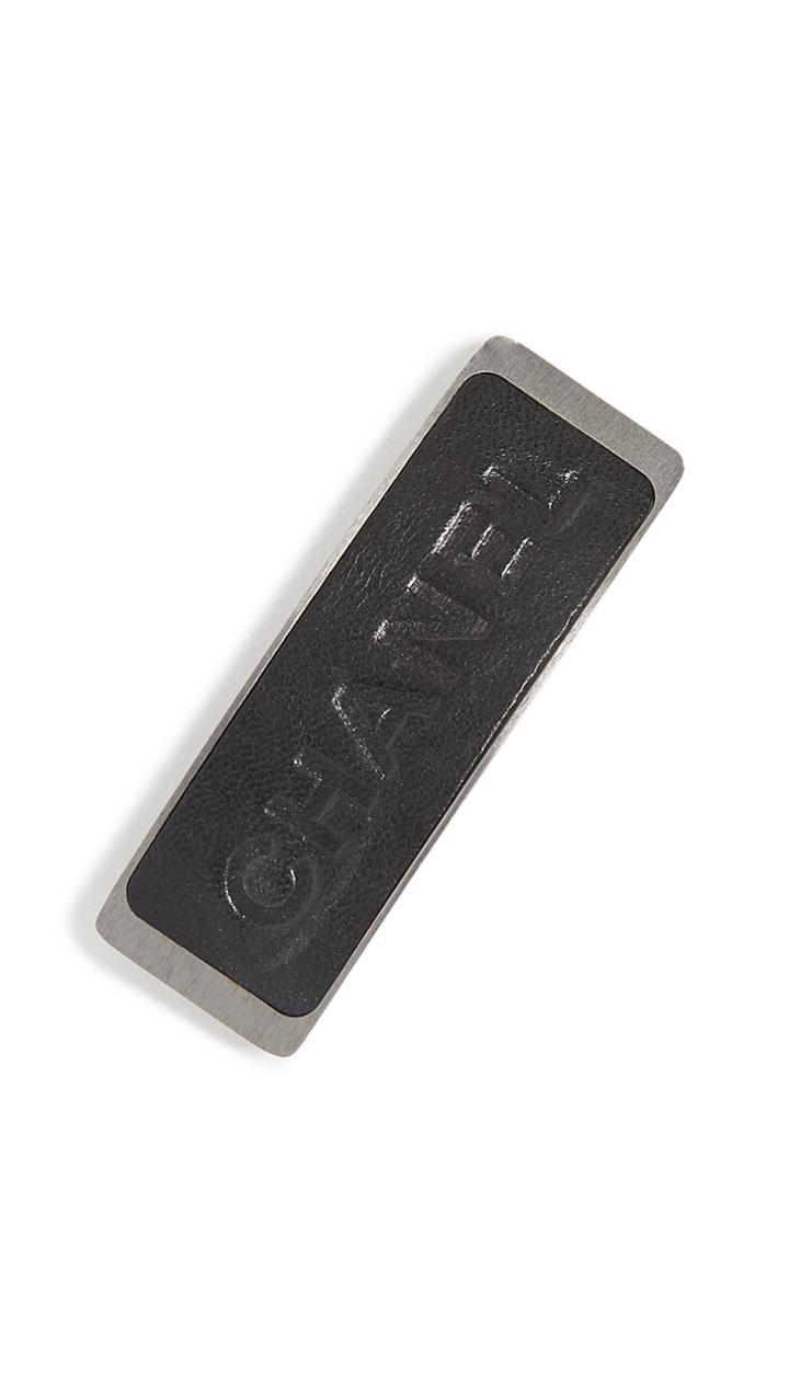 What Goes Around Comes Around Chanel Leather Hair Clip