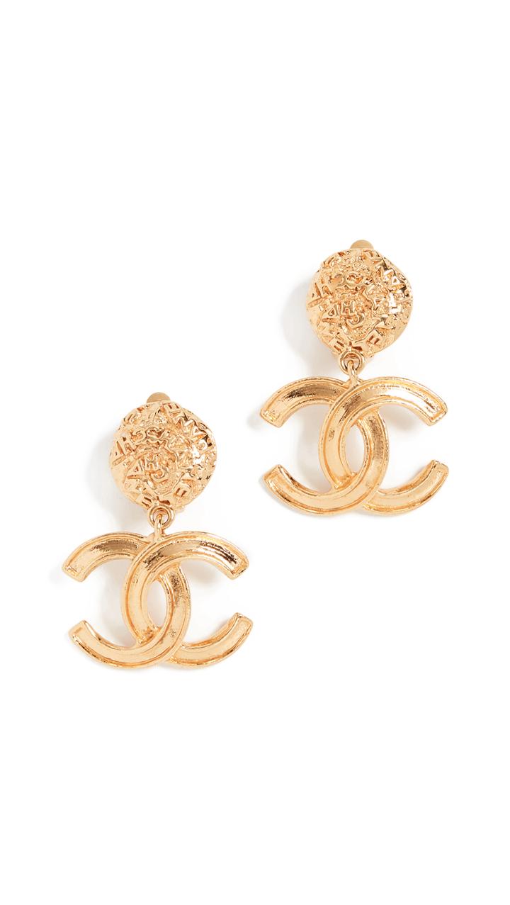 What Goes Around Comes Around Chanel Turnlock Dangle Earrings