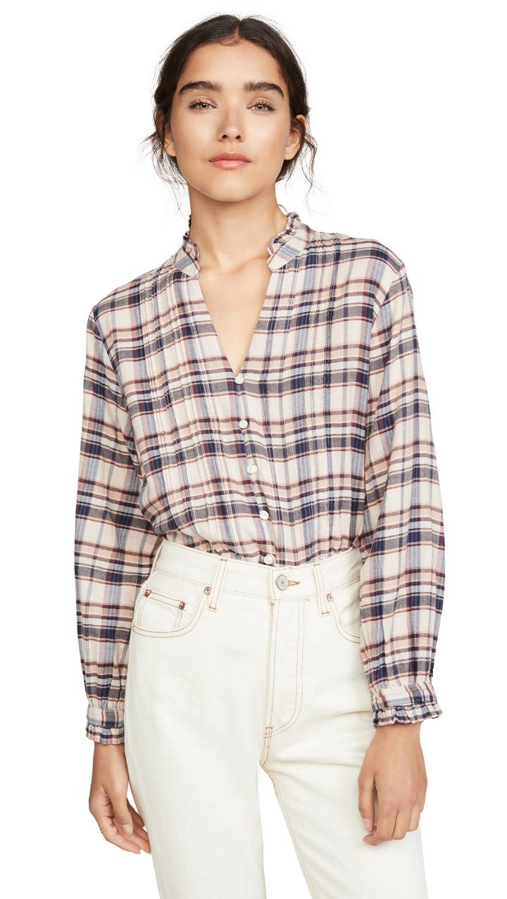 Birds Of Paradis Finley Pintuck Blouse