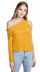 Cushnie Cold Shoulder Top With Single Sleeve