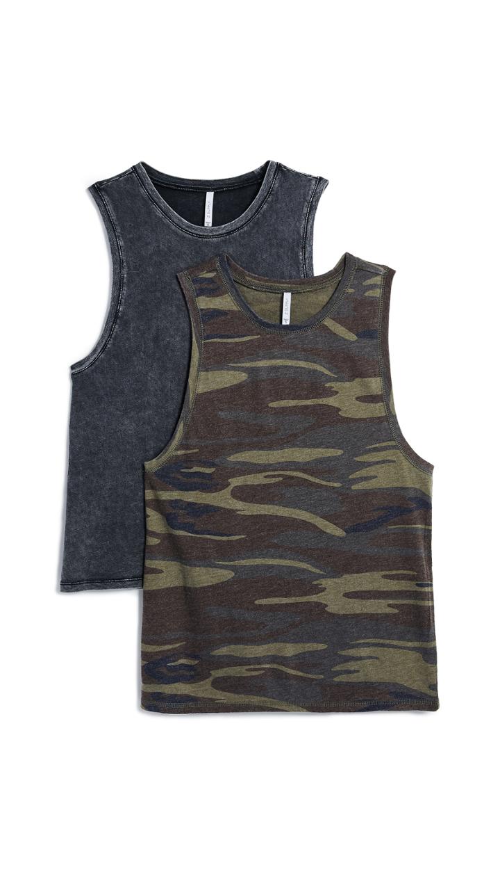 Z Supply The Camo Muscle Tank 2 Pack