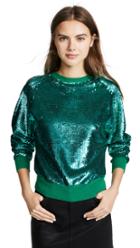 Toga Pulla Sequin Open Back Sweater