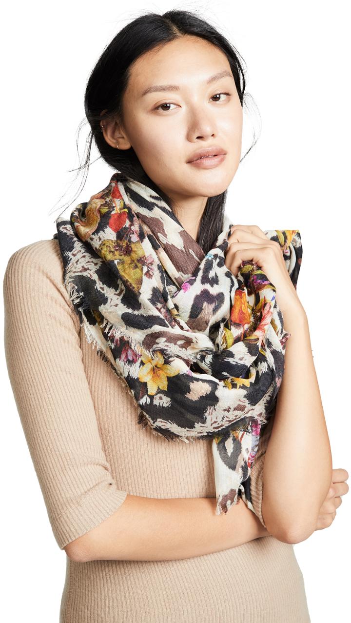 Franco Ferrari Tarth Animal Scarf