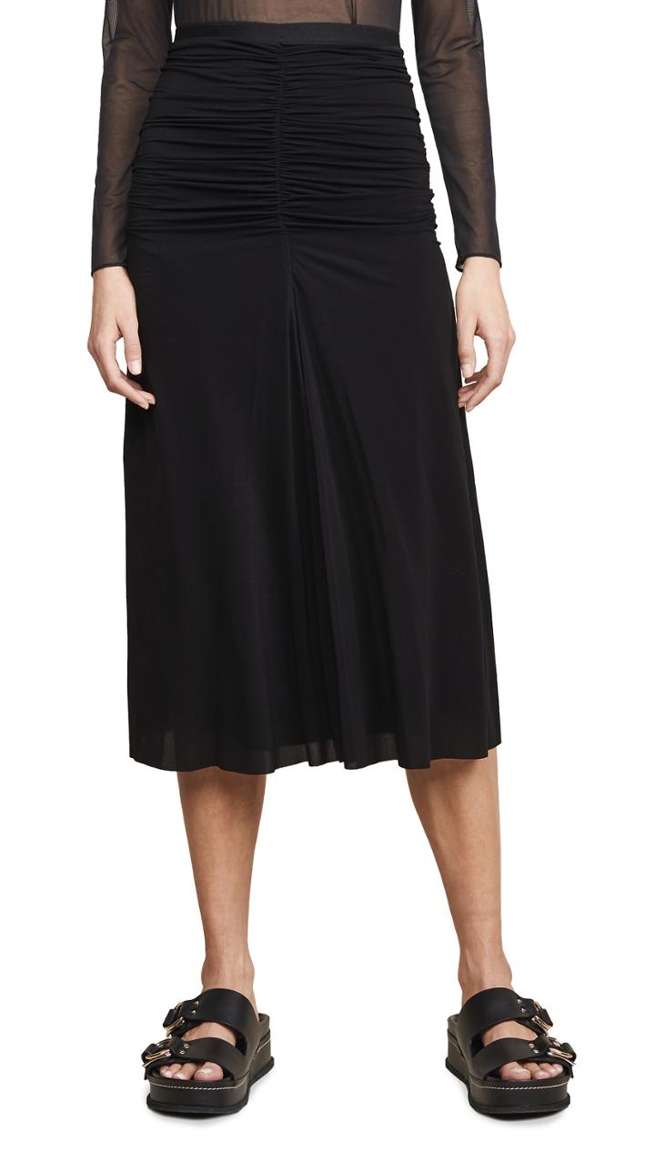 Rick Owens Lilies Gathered Front Skirt