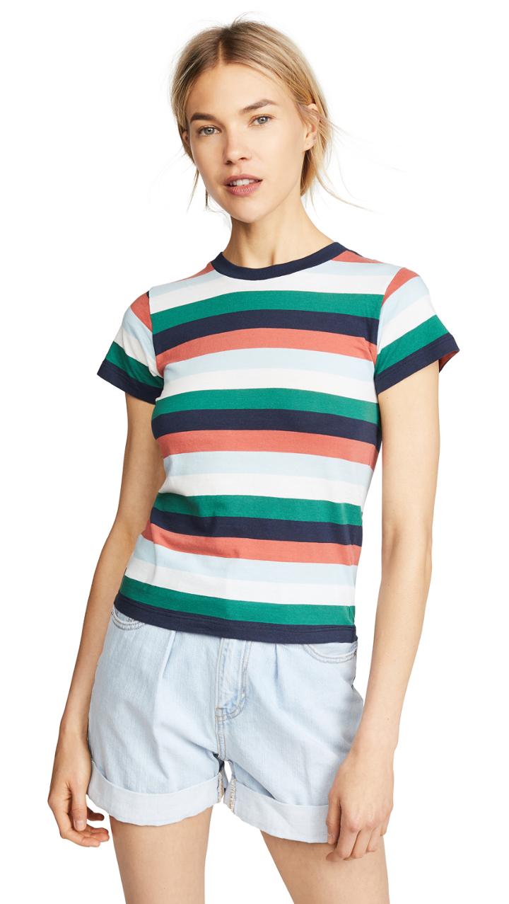 Rolla S Candy Stripe Tee