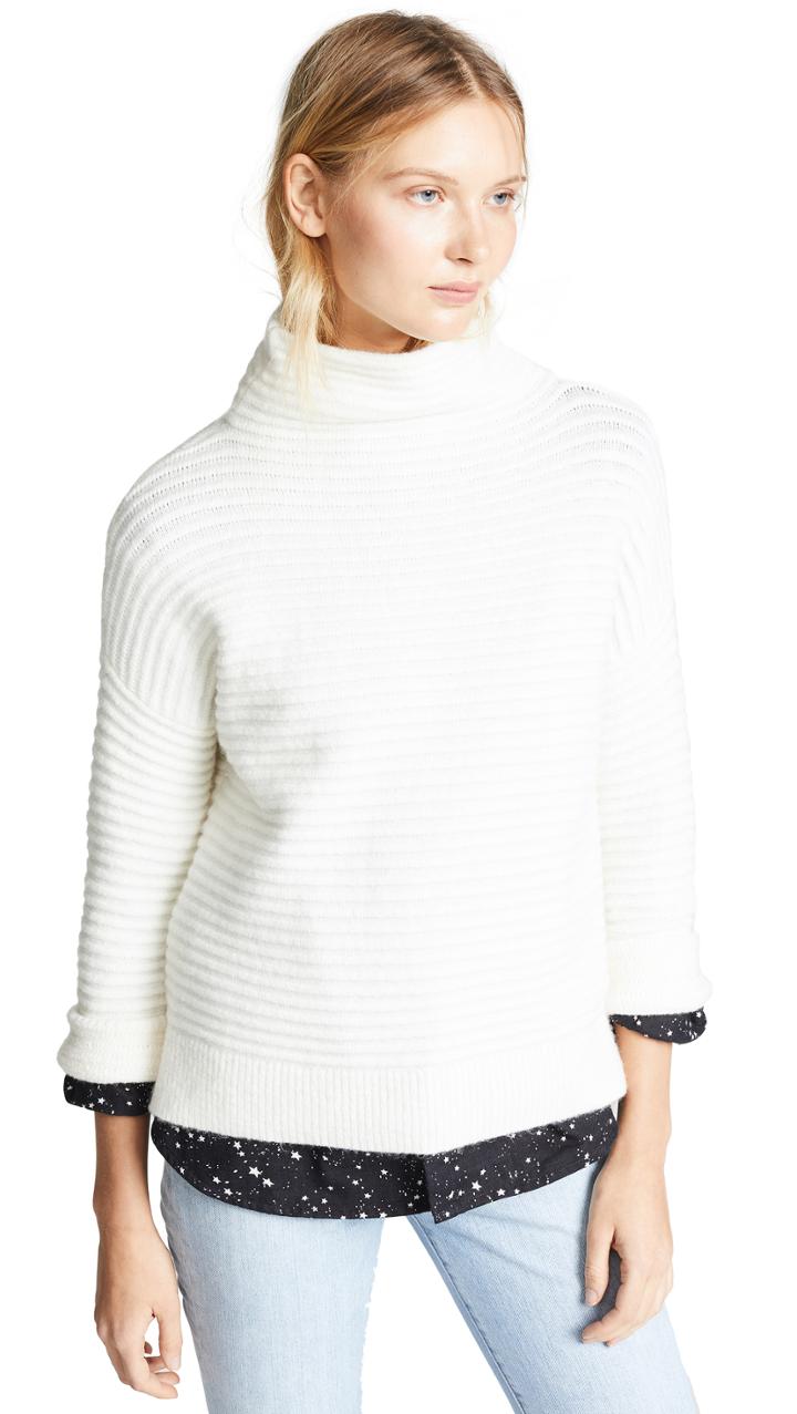Madewell Belmont Mock Neck Sweater
