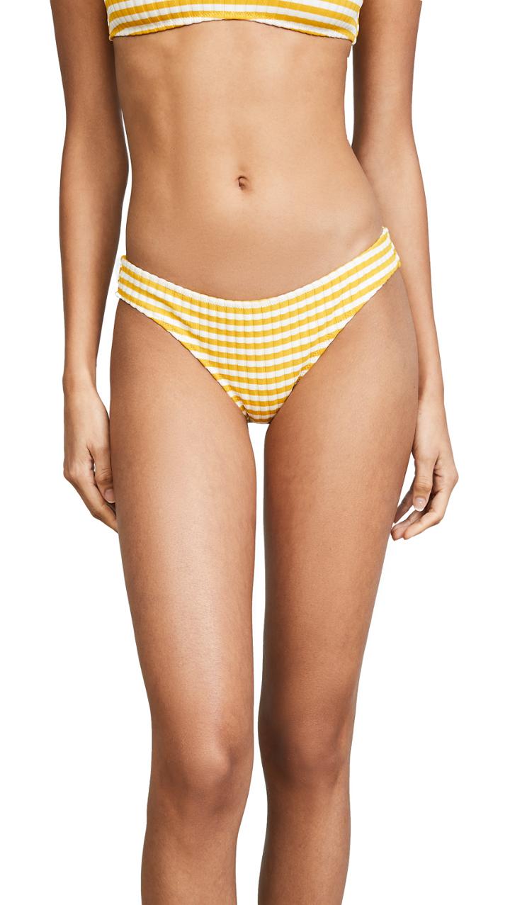 Solid Striped Amelia One Piece Swimsuit