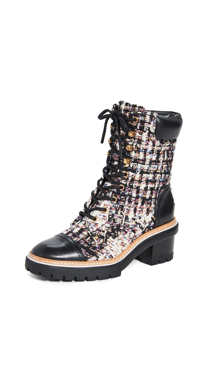 Tory Burch Miller 60mm Lug Sole Booties