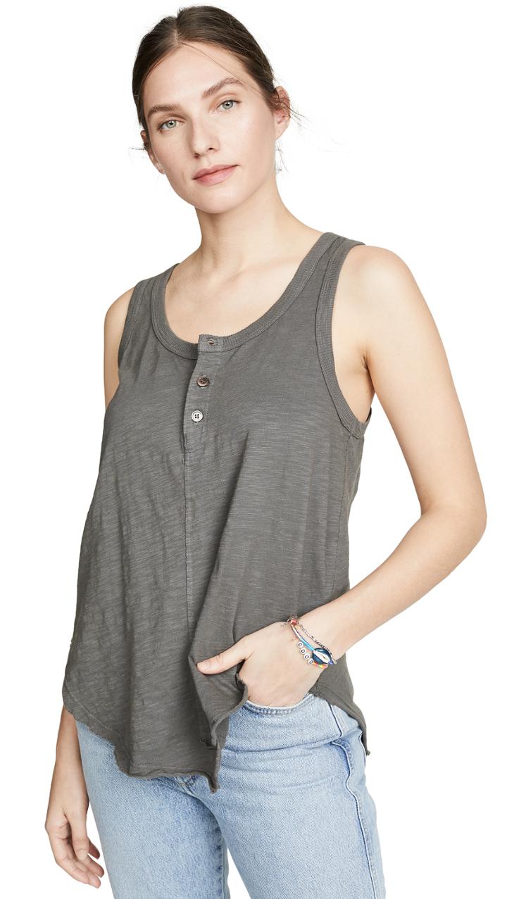 Wilt Shrunken Henley Tank