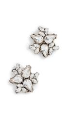 Baublebar Metal Petals Flower Stud Earrings
