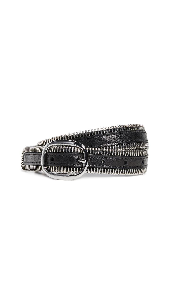 Alexander Wang Zipper Teeth Edge Belt