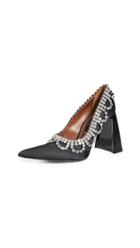 Area Scalloped Crystal A Heel Pumps
