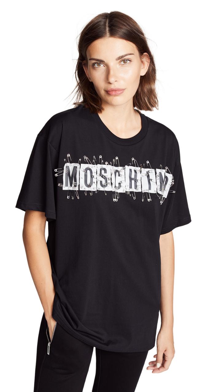 Moschino Safety Pin Logo Tee