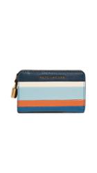 Marc Jacobs The Grind Colorblocked Compact Wallet