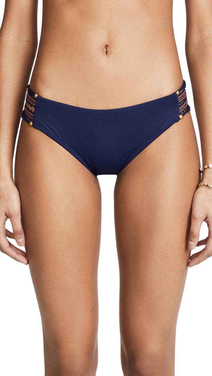 Ondademar Plum Bikini Bottoms