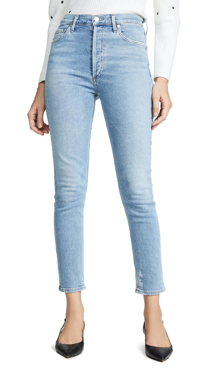 Agolde Hi Rise Nico Slim Fit Jeans