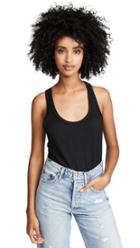 Chaser Seamed Shirttail Racerback Tank Top