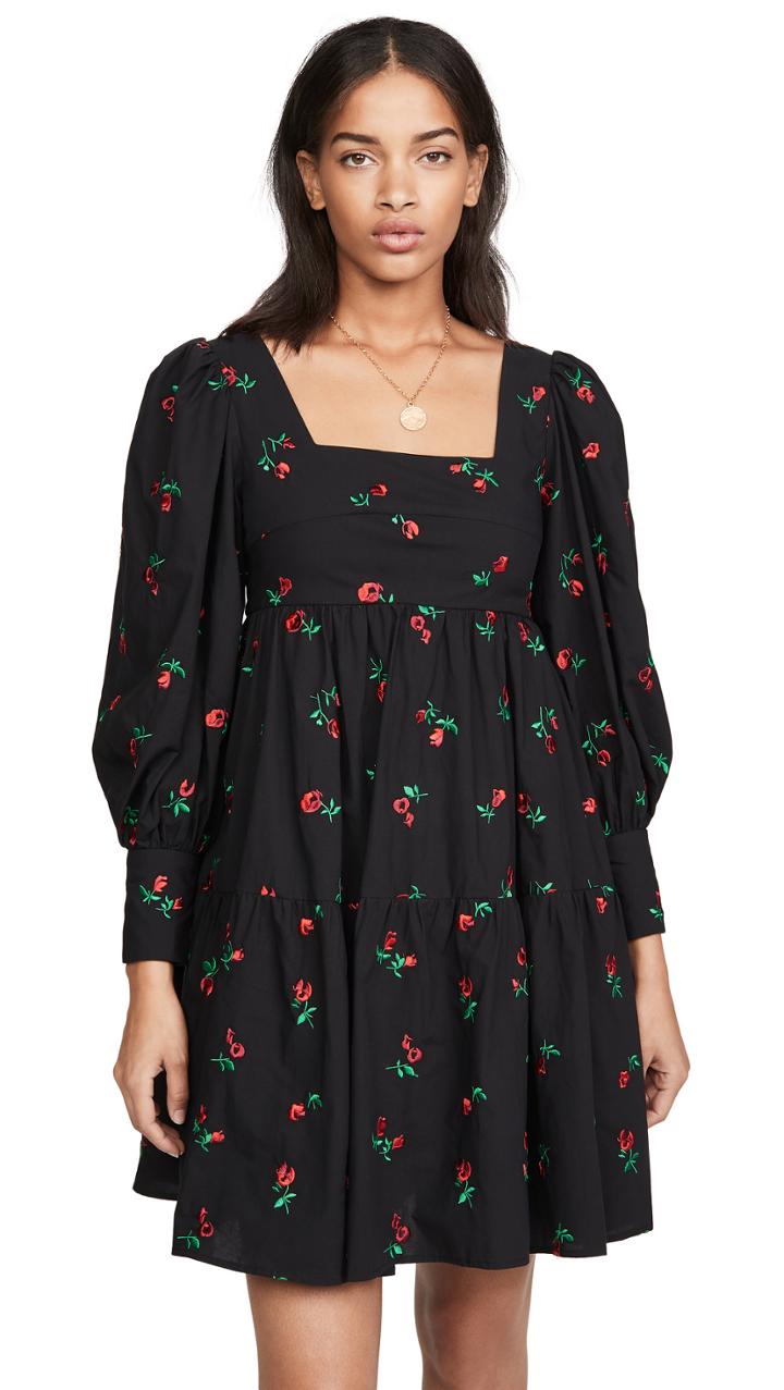 Rachel Antonoff Christa Empire Mini Dress