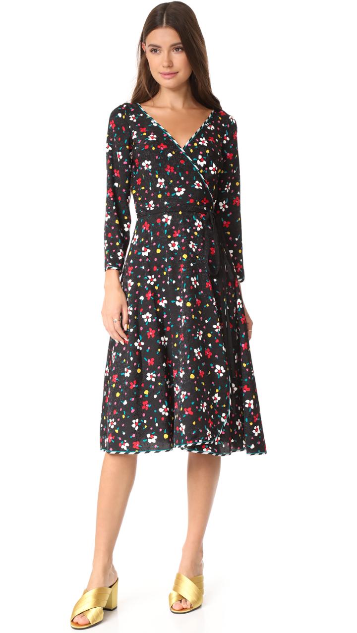 Marc Jacobs Wrap Dress With Waist Tie