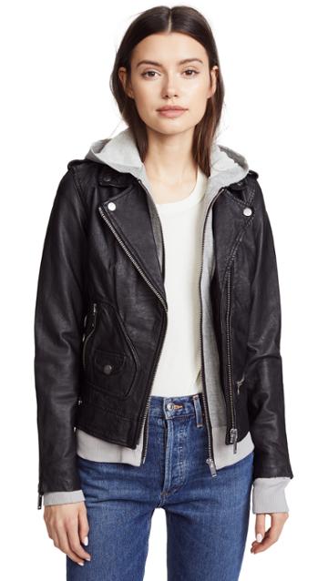 Doma Hoodie Leather Jacket