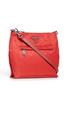 What Goes Around Comes Around Prada Red Tsuto Crossbody Shoulder Bag