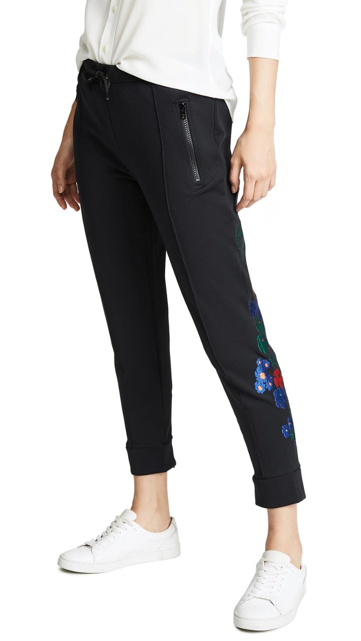 Etre Cecile Pop Floral Crop Track Pants