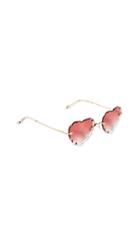 Chloe Rosie Scalloped Heart Sunglasses