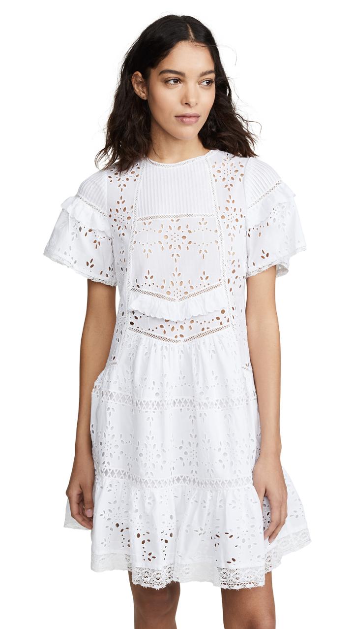 Sea Zinnia Short Sleeve Tunic Dress
