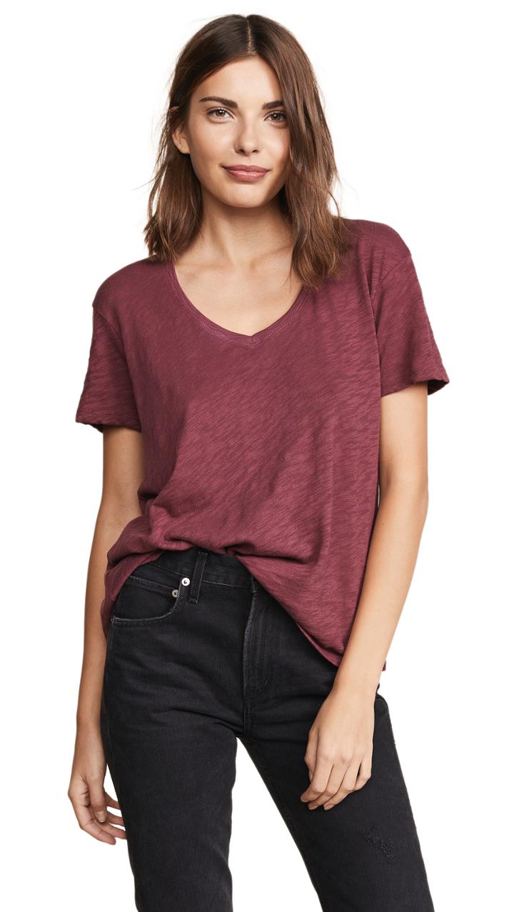 Atm Anthony Thomas Melillo Slub Jersey Boyfriend Tee