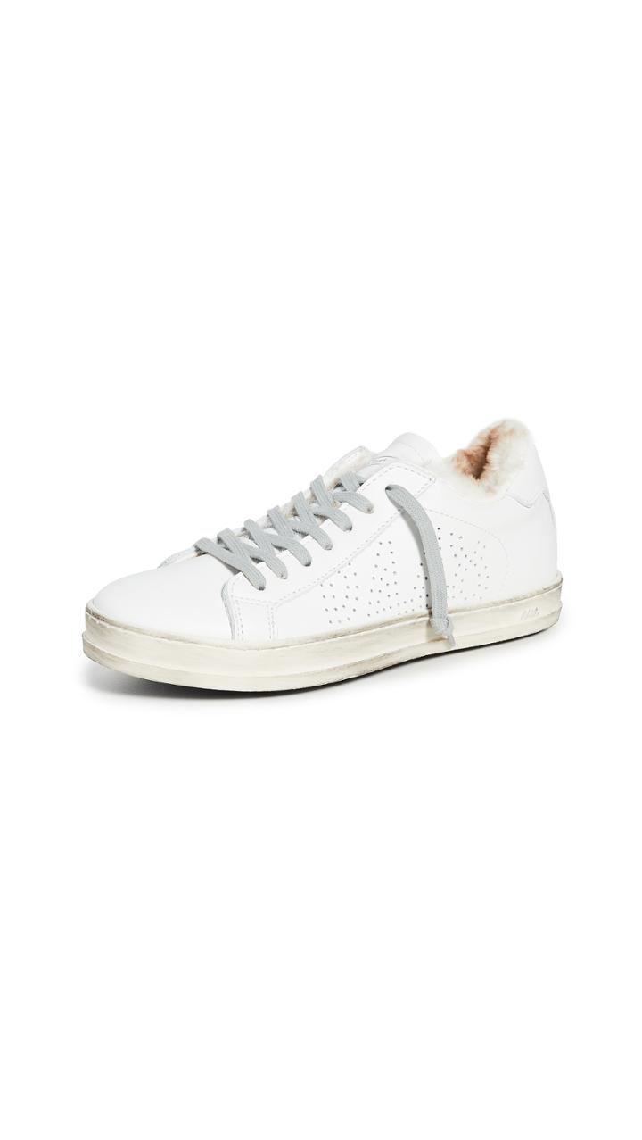 P448 F9 John Faux Fur Sneakers