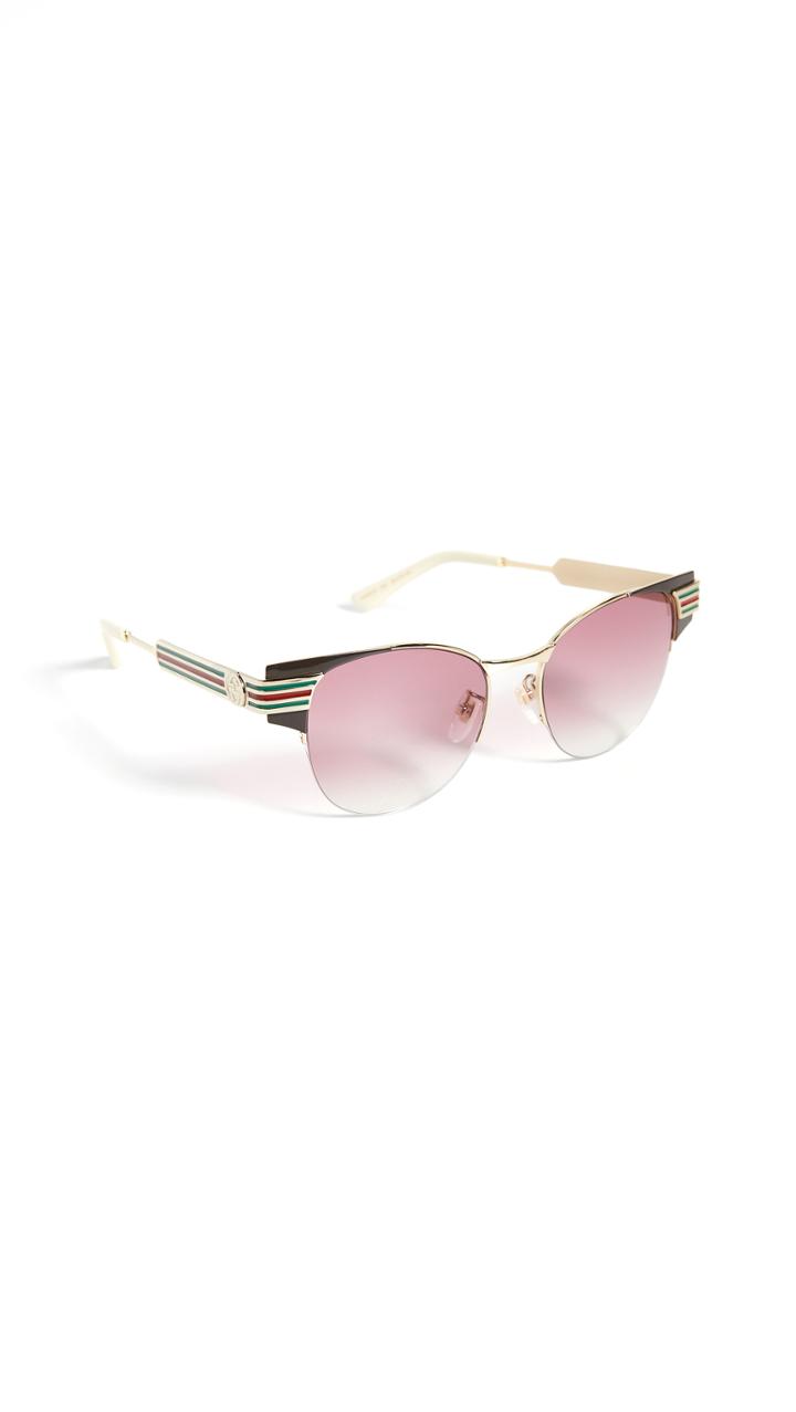 Gucci Vintage Web Cat Eye Sunglasses