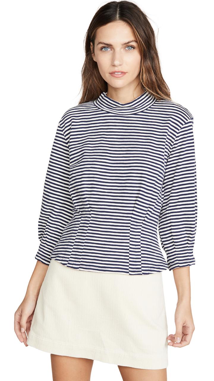 Madewell Necco Stripe Turtleneck