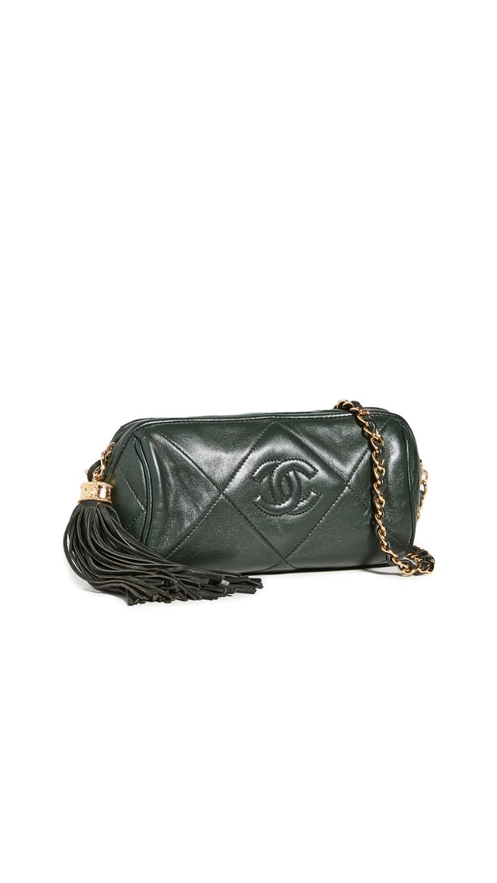 What Goes Around Comes Around Chanel Lambskin Barrel Mini Bag