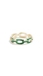 Jennifer Zeuner Jewelry Carmine Enamel Ring