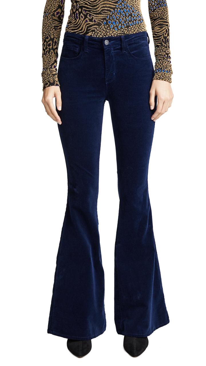 L Agence Solana Velvet Jeans