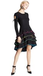 Viva Aviva Adora Tiered Corded Ruffle Dress