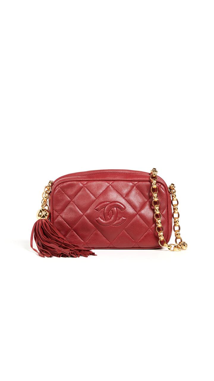 What Goes Around Comes Around Chanel Red Cc Mini Bag