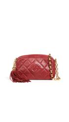 What Goes Around Comes Around Chanel Red Cc Mini Bag