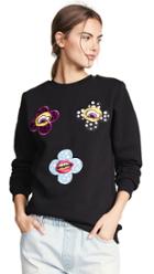 Katya Dobryakova Flower Eyes Sweatshirt