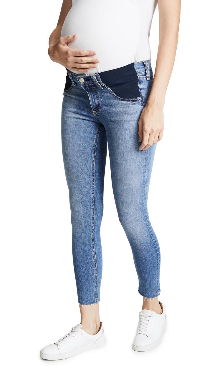 Rag Bone Jean Cropped Maternity Jeans