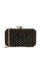Lele Sadoughi Crystal Lily Minaudiere