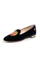 Charlotte Olympia Virgo Embroidered Flats