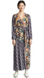 Frame Floral Panel Dress