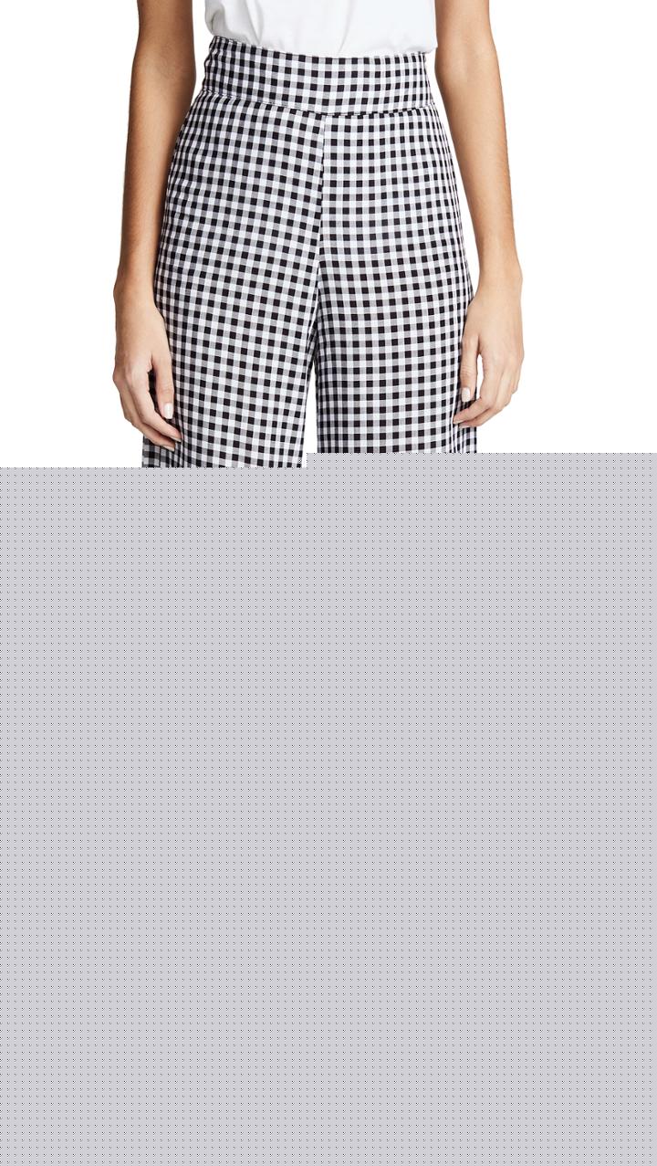 Frame Le Palazzo Pants With Raw Edge