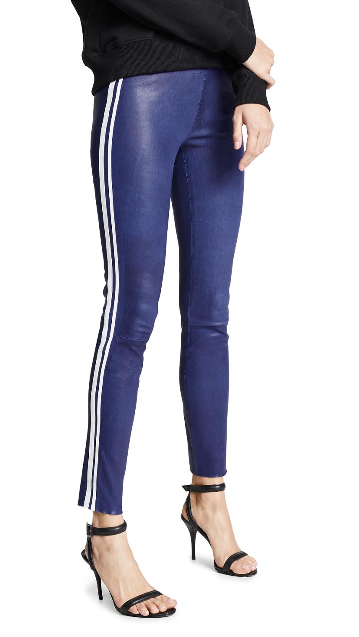 Sprwmn Athletic Leather Leggings