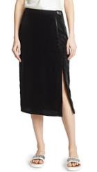 Jason Wu Grey X Diane Kruger Velvet Pencil Skirt